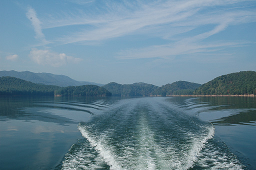 Speedboat Wake - Watauga Lake - Photo Copyright 2020 Brian Raub